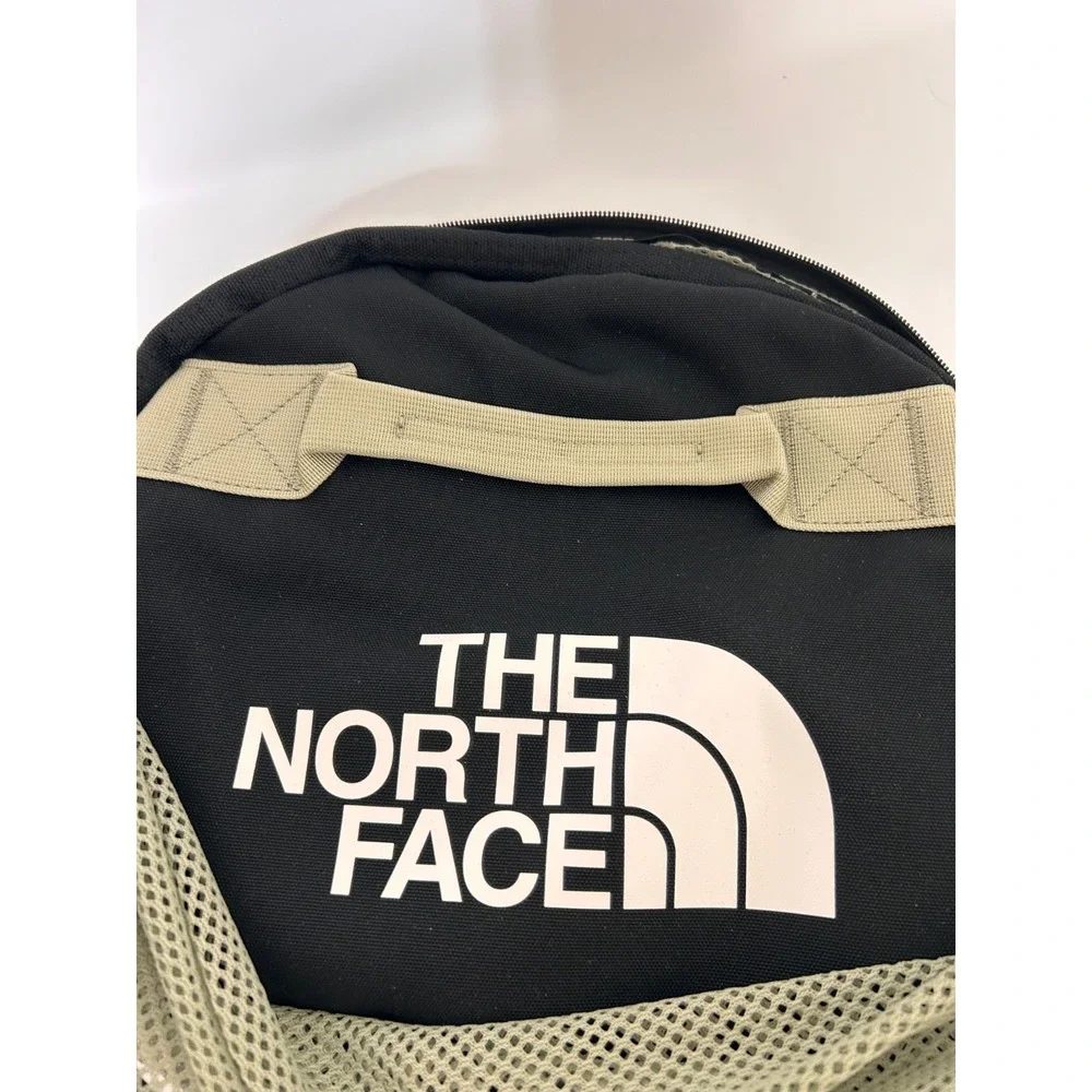 NWT $160 The North Face Gilman Tea Green Duffel Bag Black 71L M Travel